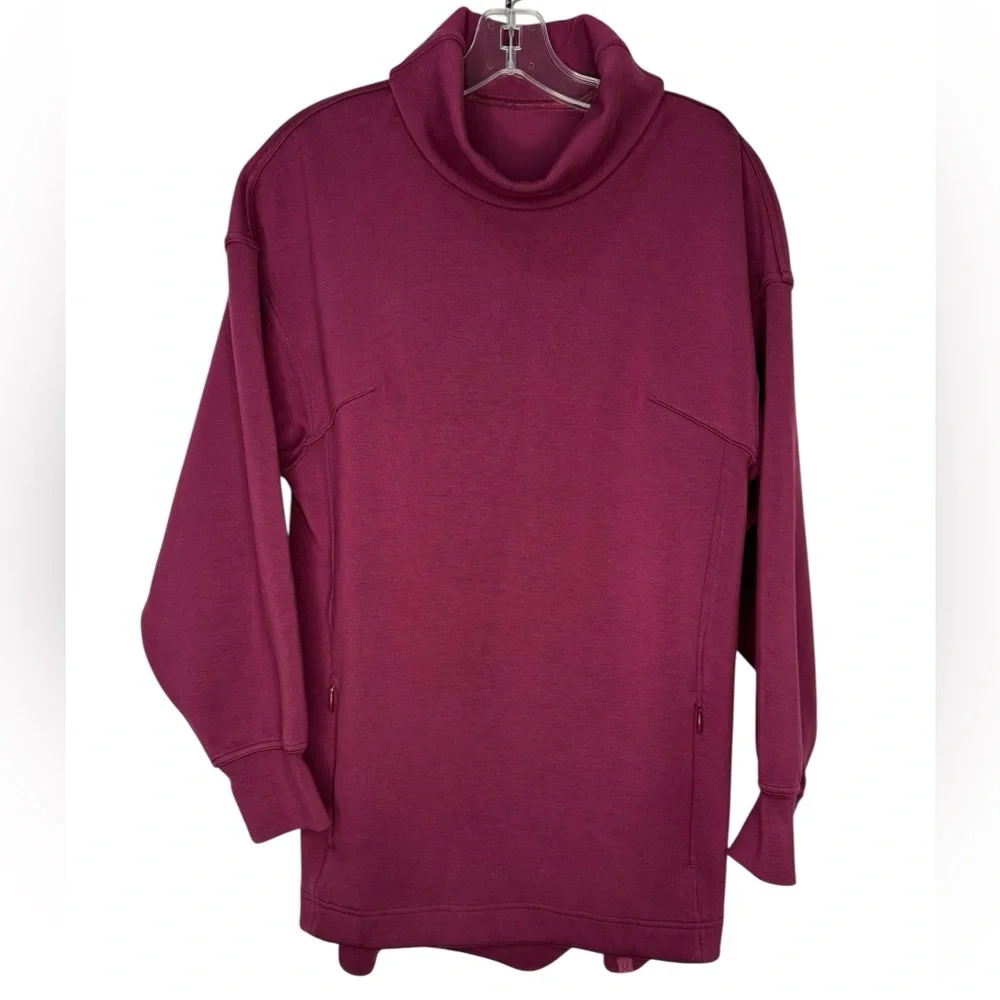 Lululemon Modal-Blend Turtleneck Tunic Deep Luxe Size 6